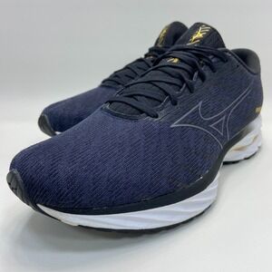 Mizuno Wave Rider 26 Men's Size 11 Running Shoes Sneakers Navy Blue Gray White